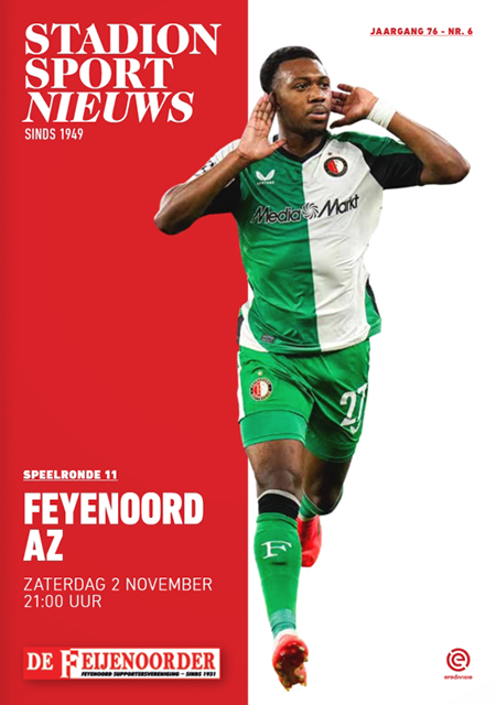AZ Programma 2-nov-2024 Feyenoord uit
